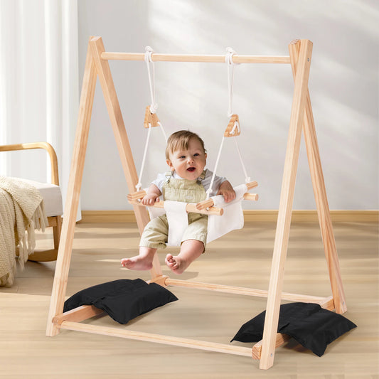 Indoor backyard swing set 2 in 1 foldable indoor swing hammock indoor swing hanging chair